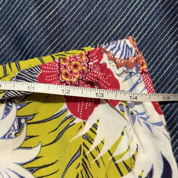 Melissa Paige Pants Womens XL Floral Wide Leg Boho Resort Stretch Comfort - Picture 14 of 15